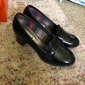 Black Heel loafer
